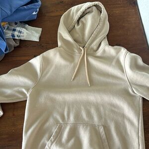 Size small tan divded hoodie